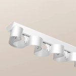 Ультратонкий алюминиевый карниз для штор, потолочный