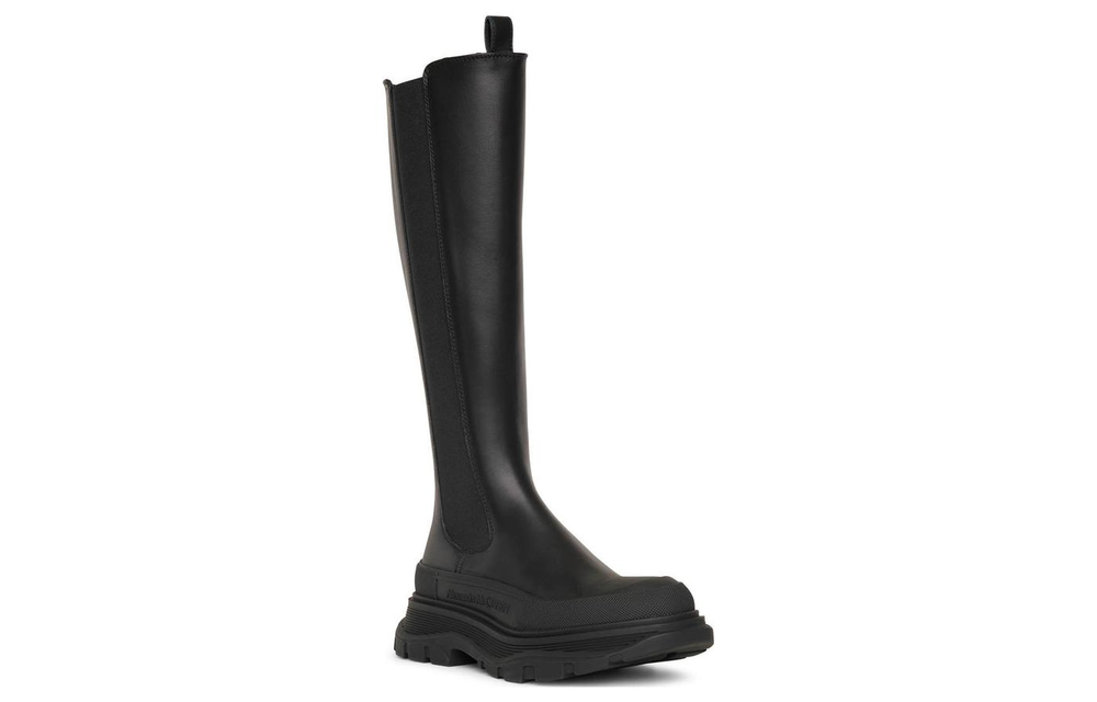 Alexander McQueen Tread Slick Knee High Boots Women"s