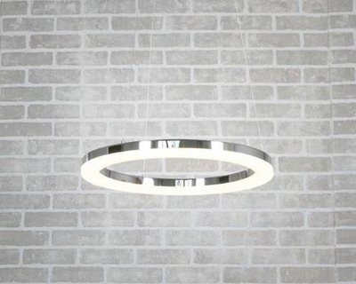 светильник Light Ring Horizontal Chrome