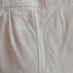 Брюки мужские в клетку клетчатые для мужчины для мальчика мальчиковые широкие свободные классические классика строгие костюмные вискозные вискоза прямые светлые белые бежевые тонкие лёгкие летние вискоза 29 30 48 176 182 L размер