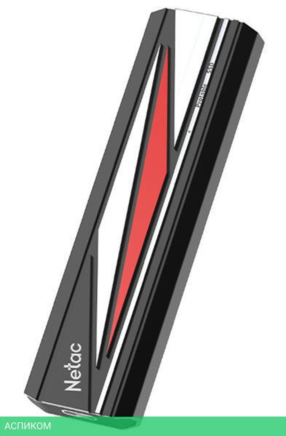 Внешний накопитель Netac USB-C 256GB черный (NT01ZX20L-256G-32BK)