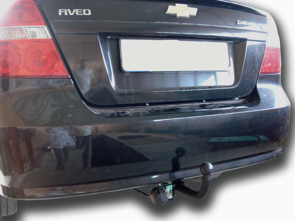Фаркоп(прицепное) Лидер-Плюс для CHEVROLET AVEO (седан) 2006-2011(паспорт и сертификат в комплекте)(без электрики)C207-A