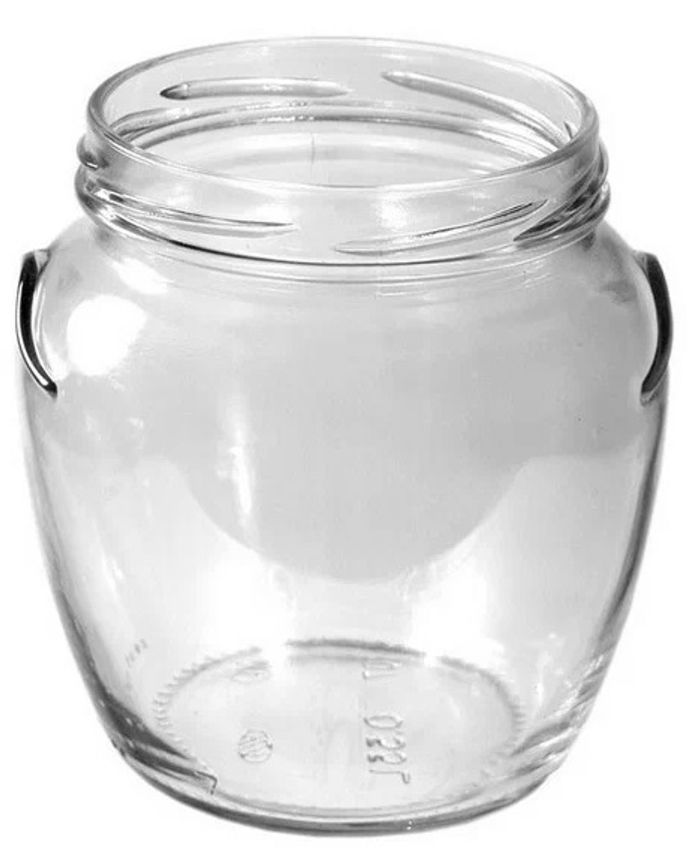 Банка винтовая Амфора стекло D82 0,55л