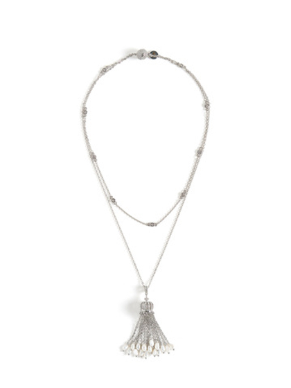 Колье "Queen pearl" Silver