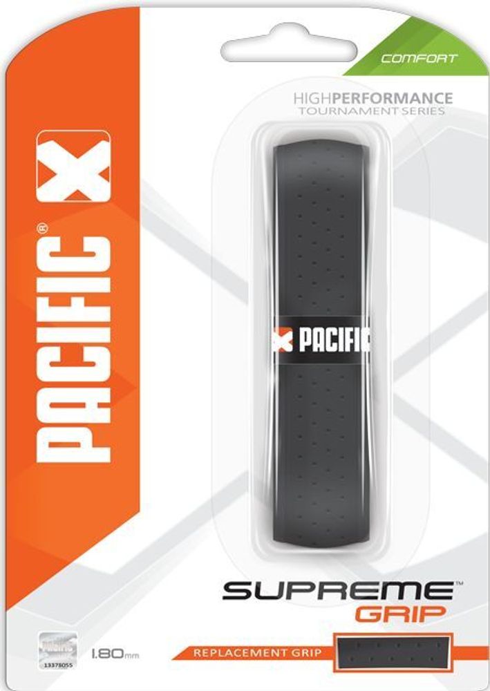 Теннисные намотки базовые Pacific Supreme Grip black 1P