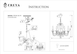 Подвесная люстра Freya FR2046-PL-06-WG