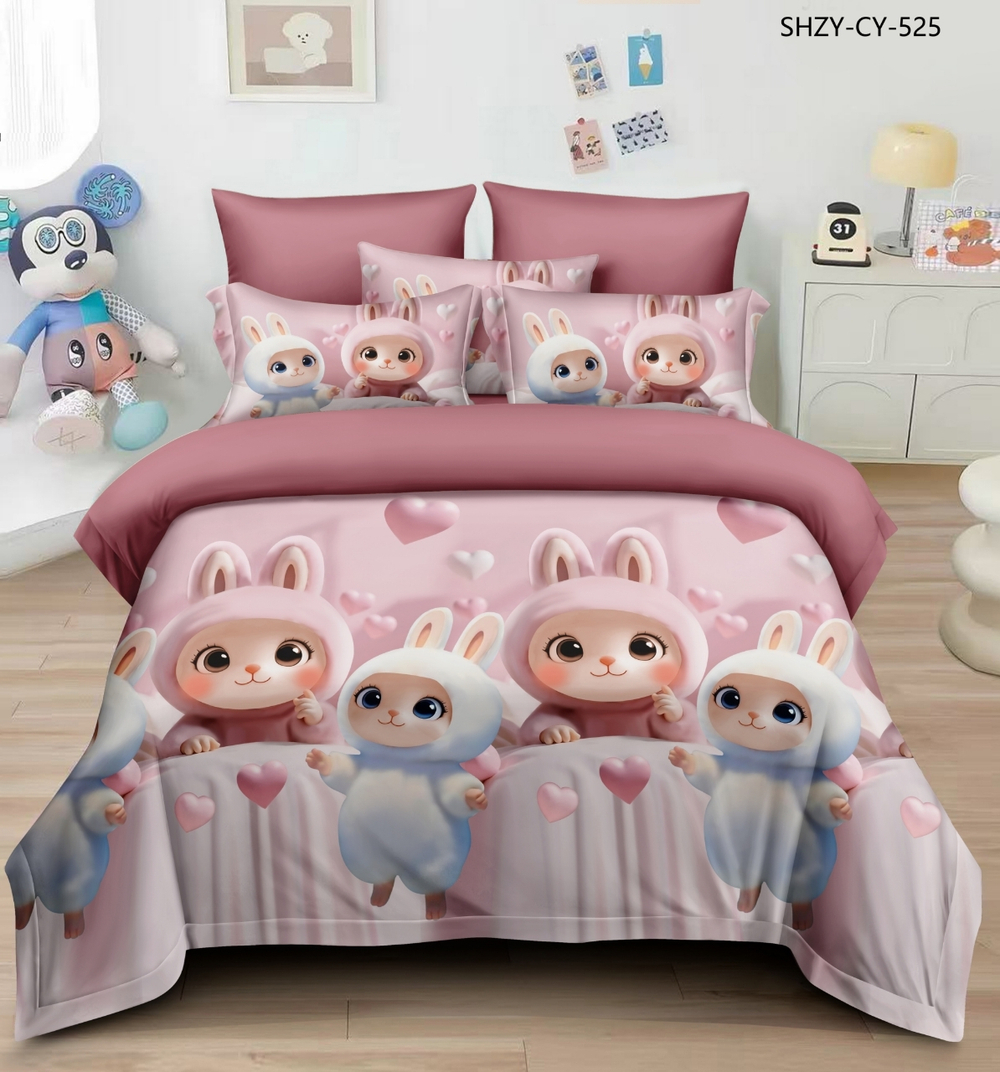 КПБ 1.5 сп с простыней на рез. 90х200 БЯЗЬ ДЕТСТВО "БД6"