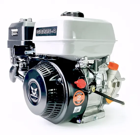 Двигатель "ZONGSHEN" GB 225-4 (7.5 л.с., редуктор, автом. сцепление, катушка 9А)