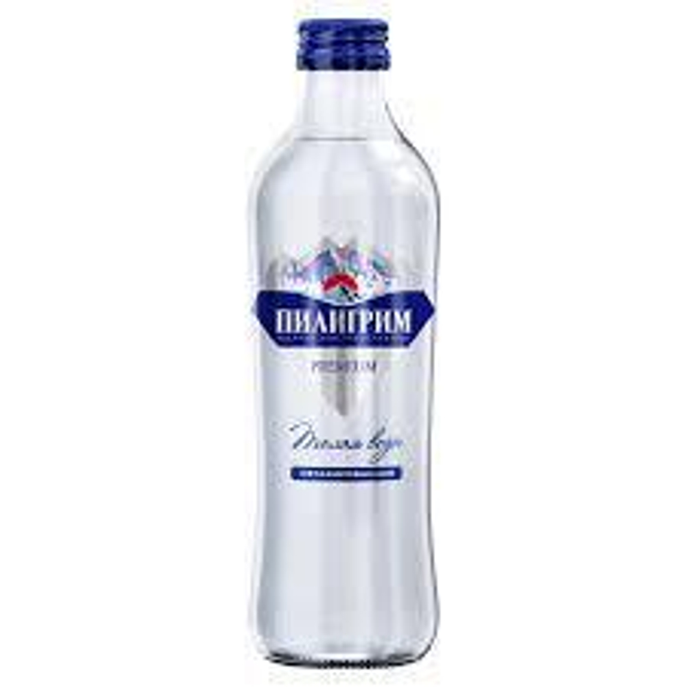 Вода Пилигрим Премиум стекло 0,33л Газ.