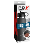Мастурбатор-вагина 23,8см в серой фляге PipeDream PDX Plus Fuck Flask Secret Delight Stroker in Brown RD62829