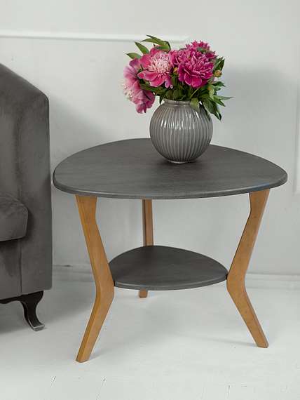 Стол журнальный BeautyStyle 15 серый бетон/бук