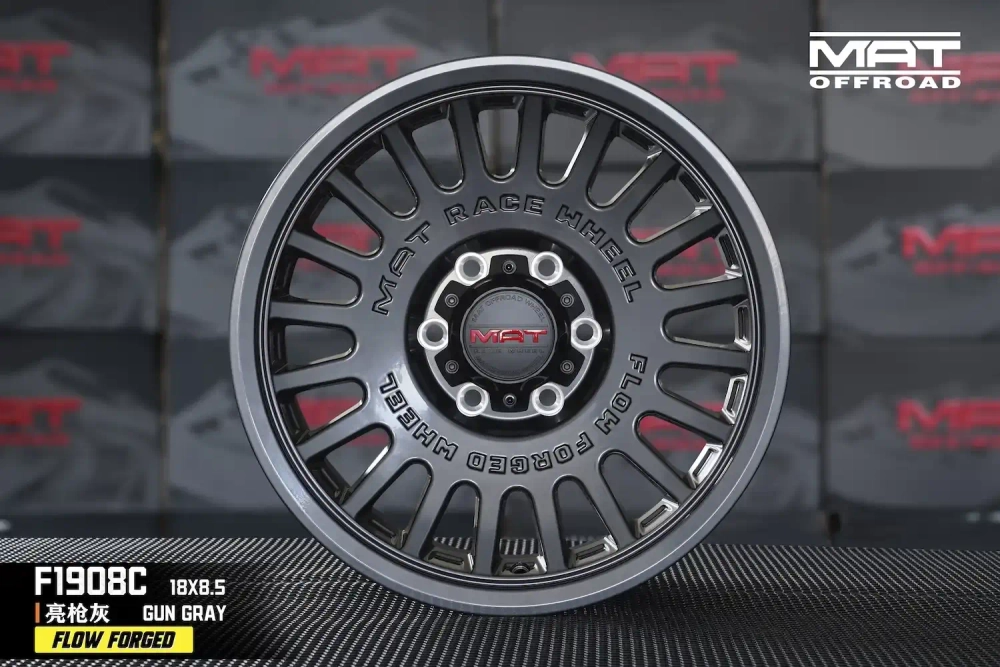 Диск колёсный литой MAT Offroad F1908C R17 8.0 ET0 Gun Gray