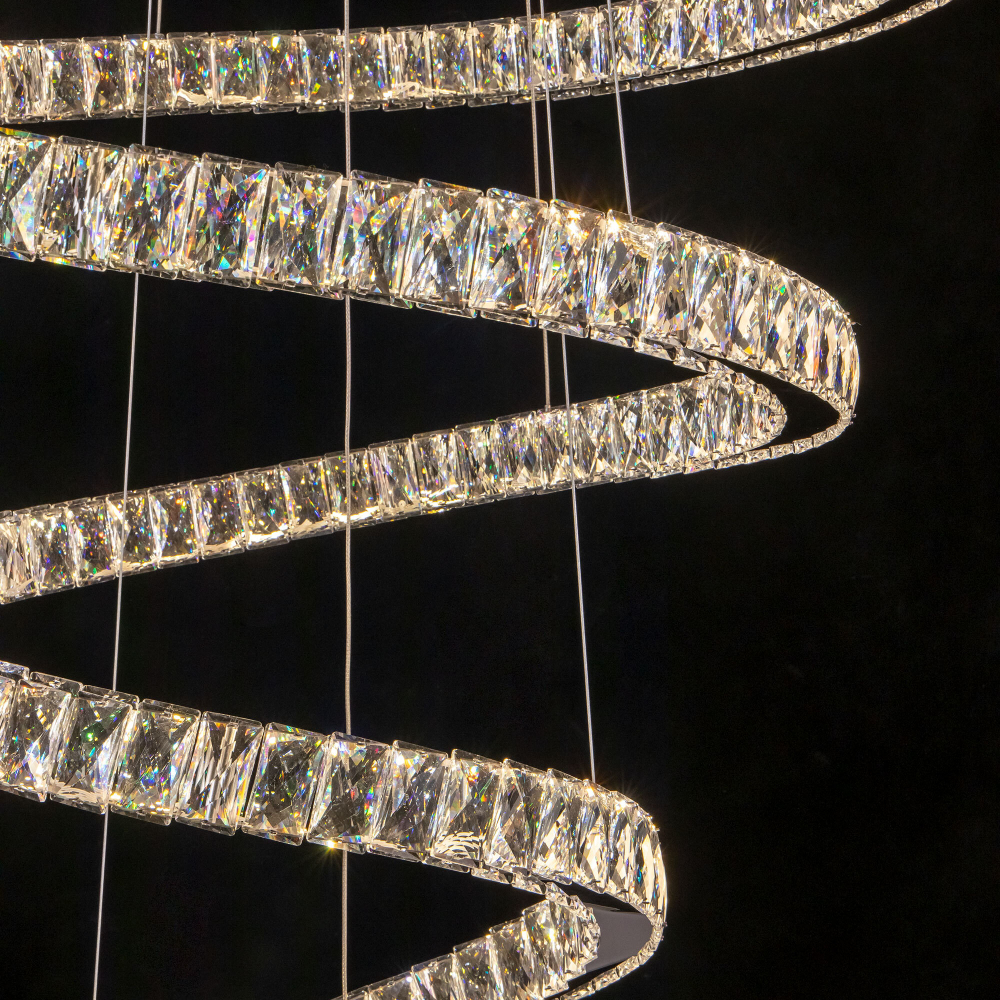 Eletto Olimpia EL330P140 LED Люстра хрустальная с пультом Хром