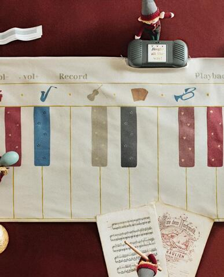 ZARA HOME ДЕТСКИЙ МУЗЫКАЛЬНЫЙ КОВРИК-ПИАНИНО, СВЕТЛО-БЕЖЕВЫЙ