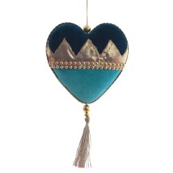 GAEM Украшение новогоднее "Сердце", L13 W3 H22 см, 4в.