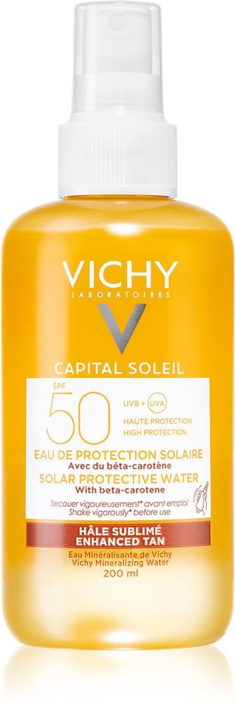 Vichy защитный спрей с бетакаротеном SPF 50 Capital Soleil