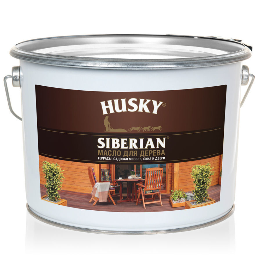 Масло для дерева HUSKY Siberian 9 литров
