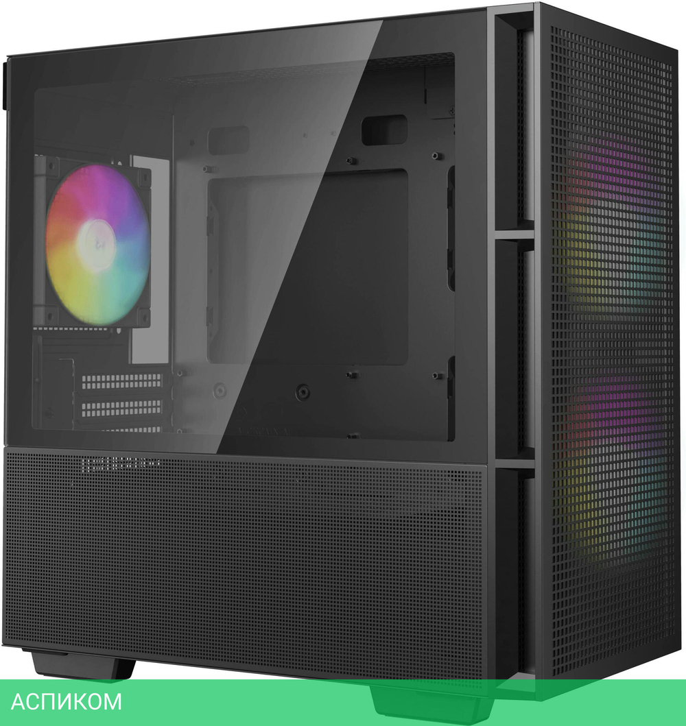 Корпус DeepCool CH360 mATX без БП Black (R-CH360-BKAPE3-G-1)