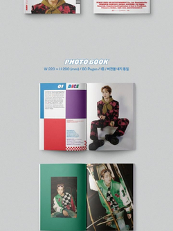 Альбом ONEW - DICE 2nd Mini Album PHOTO BOOK 2 Version SET