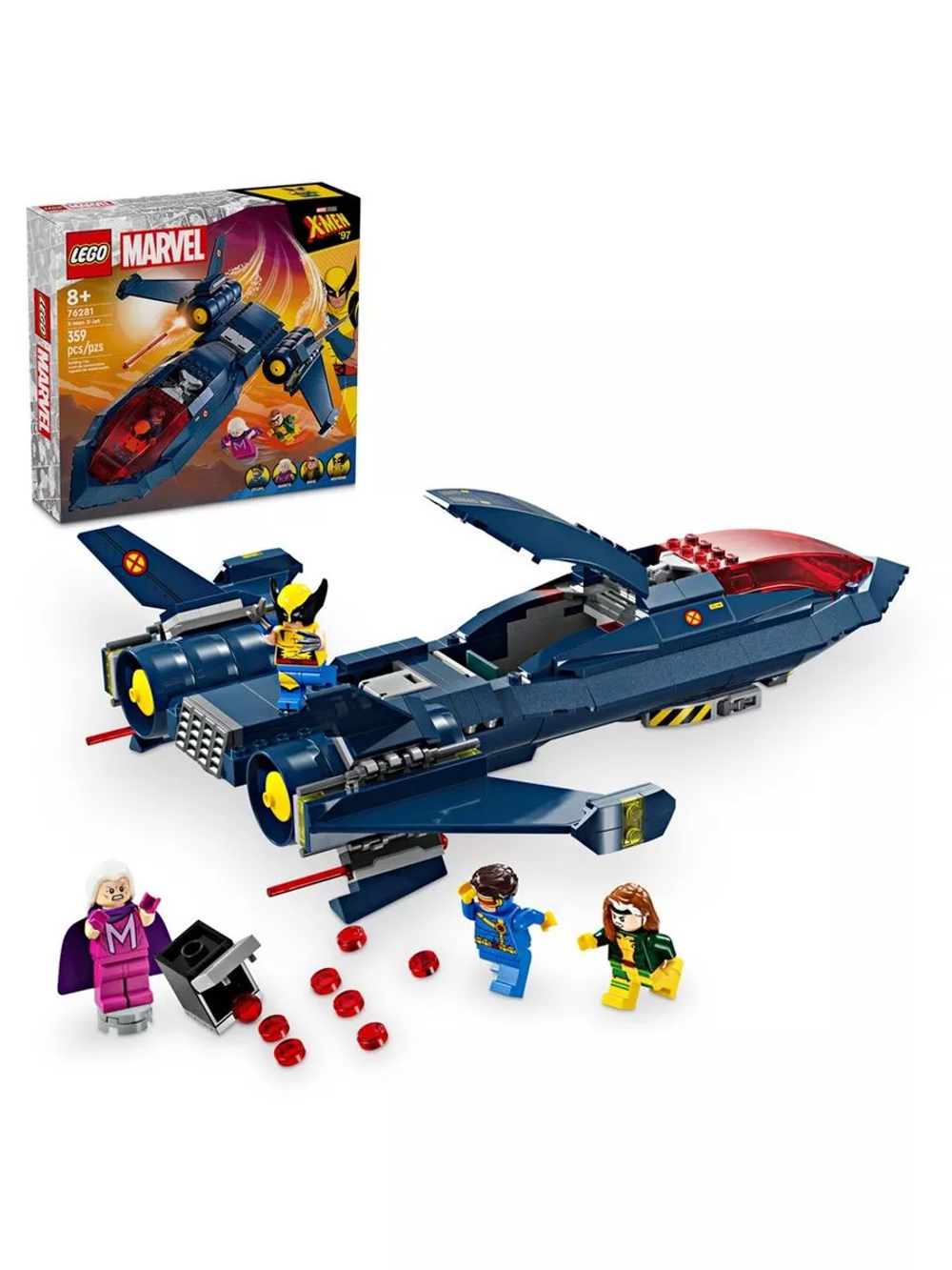 LEGO Super Heroes 76281 «Истребитель X-Jet Людей Икс» — культовый самолёт
