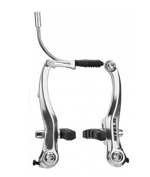 Тормоз ободной T210DG Apse V-образный задний, алюминиевый, серебристый, арт. 510134 (10216170/090722/3108835, Китай)