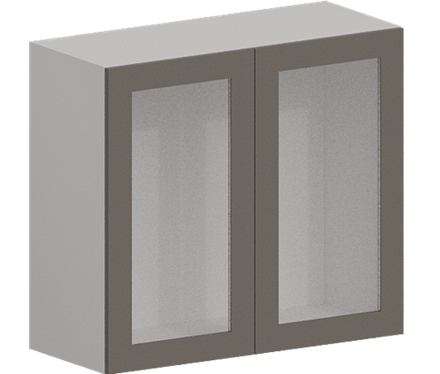 Кухня Модуль ШВС 800 Белый / Грей Софт