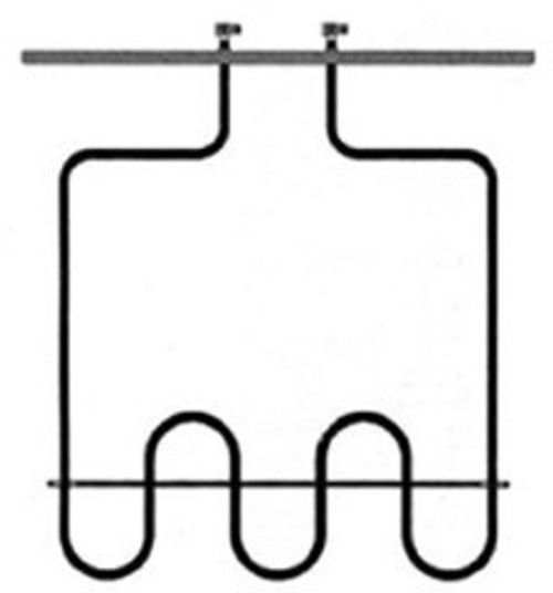 Тэн духовки 1000W нижний для плиты Indesit, Ariston, Whirlpool