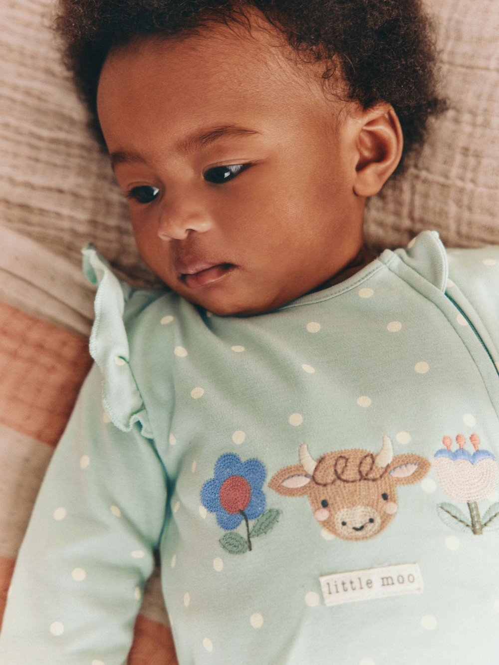 Комбинезон / Cлип для малышей Next F13-314, 3 шт., Светло-зеленый, Розовый