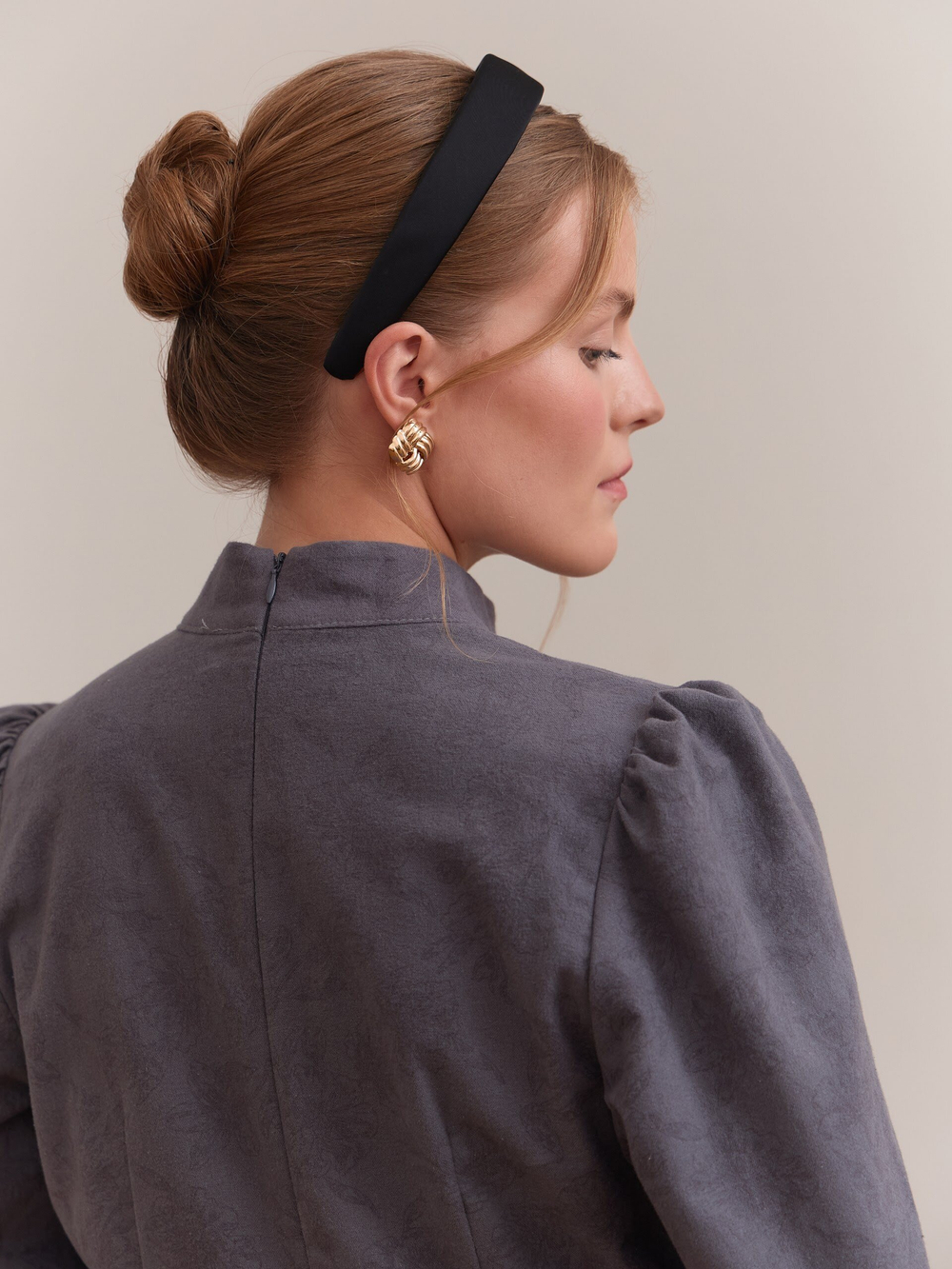 Платье с оборками