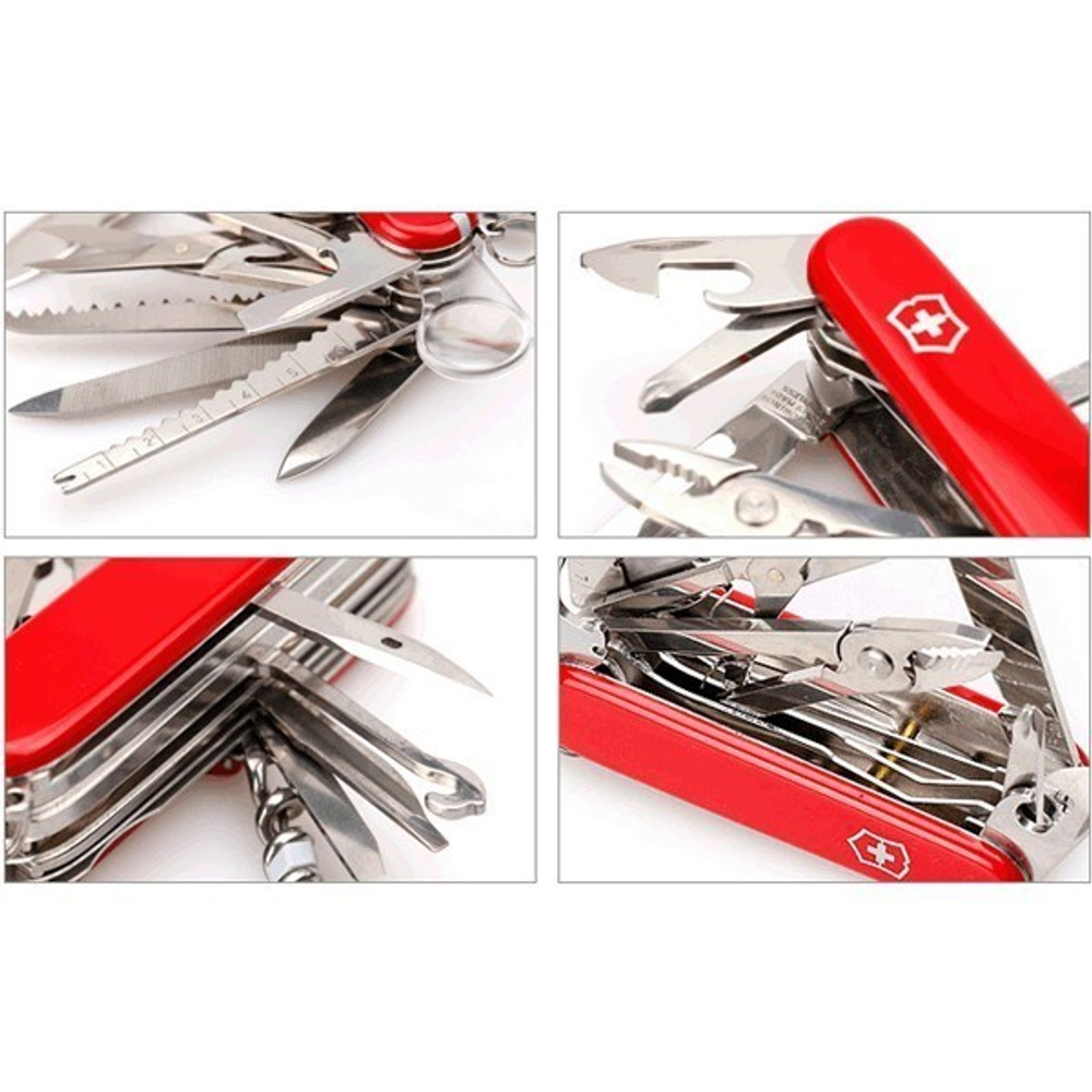 Нож Victorinox SwissChamp, 91 мм, 33 функции, красный