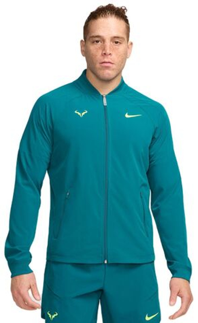 Мужская теннисная кофта Nike Court Dri-Fit Rafa Jacket - Бирюзовый