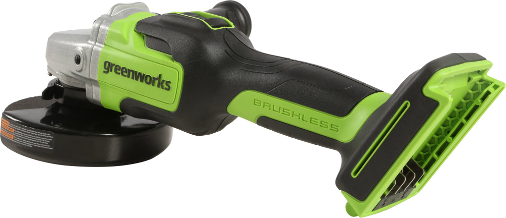УШМ GREENWORKS 24V,125 мм,10500об/мин,1хАКБ 4Ач/ЗУ,б/щ (3200207UB)