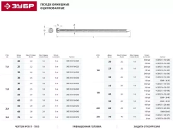 Финишные оцинкованные гвозди ЗУБР 35x1.8 мм, 1 кг 305311-18-035