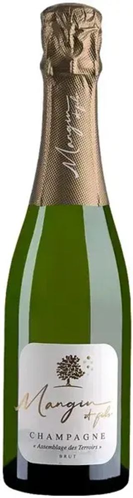 Шампанское Манжан э Фис Ассамбляж де Терруар брют бел 0,75 12% Шампань Манжан э Фис Франция