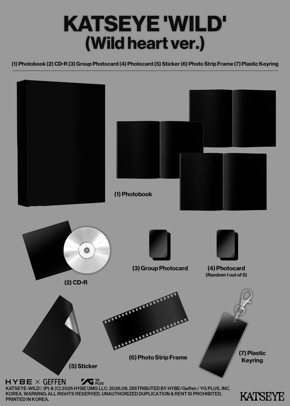 Альбом KATSEYE - WILD (предзаказ от MAKESTAR)