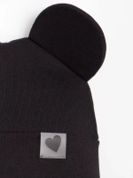 Шапка для девочки трикотажная и снуд