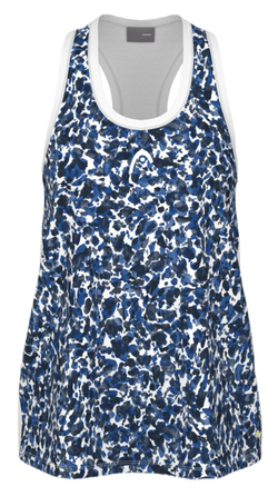 Футболка для девочки Head Girls Vision Agility Tank Top - print vision/royal blue