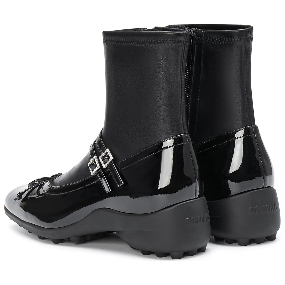 Staccato A Touch Of Naughty Cow Leather Ankle Boots 3.5cm Women"s