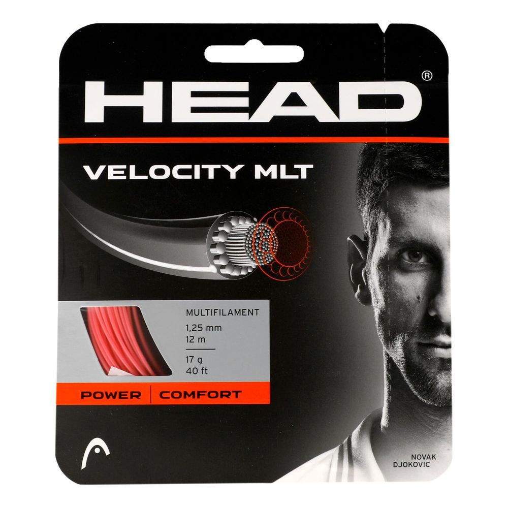 Струны теннисные HEAD Velocity MLT String Set 12m - Pink