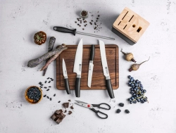 Zwilling Набор из 3 ножей Now S в черном блоке