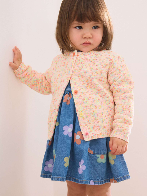 Кардиган для девочки Next AB6-927, Персиковый