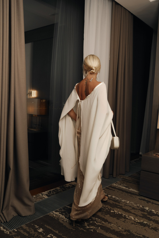 Юбка длинная на завязках wh