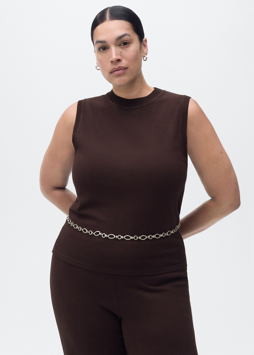 Топ из тонкого трикотажа