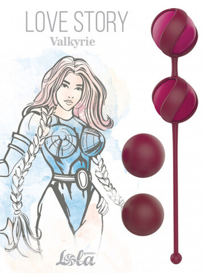 Набор Сменных Вагинальных Шариков Love Story Valkyrie Wine Red (Цвет: бордовый)