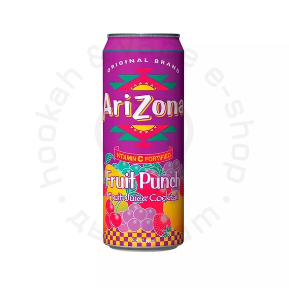Напиток сокосодержащий AriZona Fruit Punch со вкусом фруктовый пунш, 340 мл