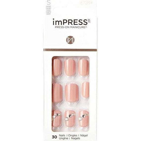 Self-adhesive nails imPRESS Nails Crystal Blossom 30 pcs