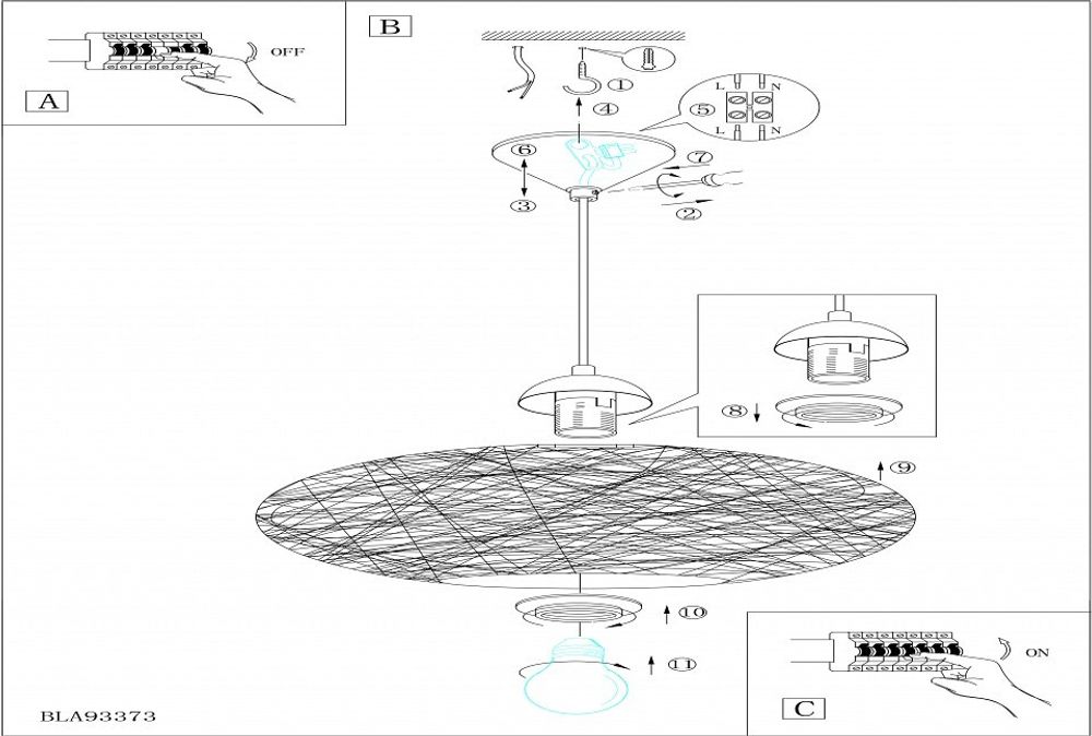 Подвесной светильник Eglo Campilo 93373