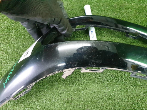 Накладка юбки заднего бампера левая Audi Q7 2 (2019-н.в.) S-line