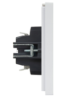 FORTE&PIANO Выключатель 2-клавишный с индикацией 10А FP206 белый IEK