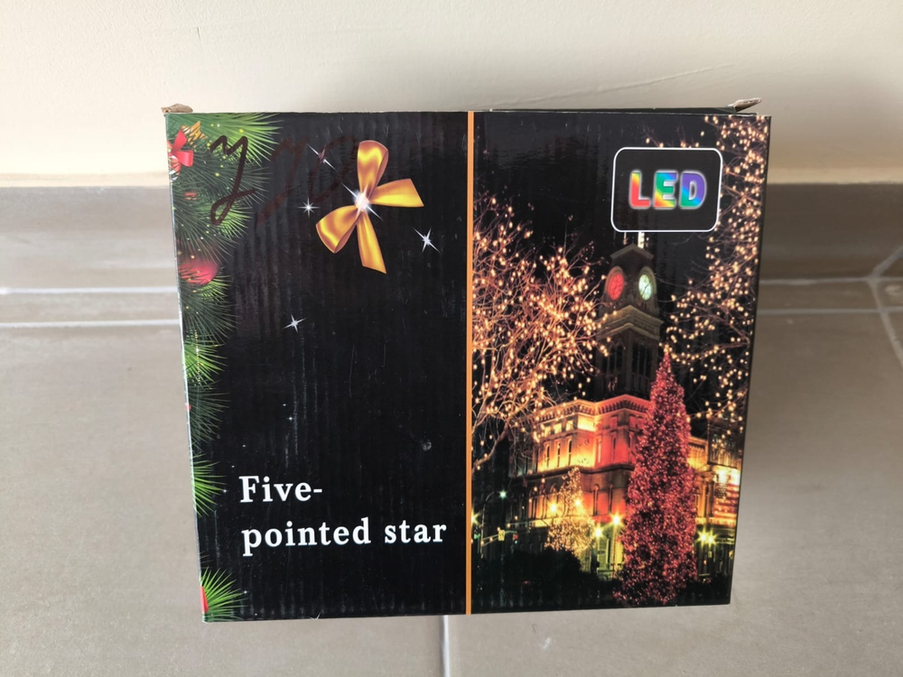 Гирлянда новогодняя "Шторы/звезды" светодиодная 220в ip20